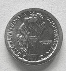 Vintage Miniature Mercury Dime Coin - Novelty Item 3 8  Mini Mercury Dime Coin