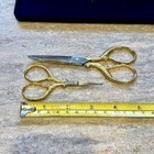 Klasse Gold 2 Piece Fine Scissor Set Embroidery And Sewing Scissors Italy bx-16 