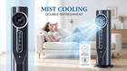 Portable Air Conditioner Quiet Ac Unit Air Cooler  humidifier  cooling Fans 3in1