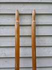 Beautiful Vintage Old Wooden Paddles Boat Oars With Oarlocks  Measures 78 