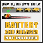 Cordless Angle Grinder impact Wrench Tool Combo Kit For Dewalt 20v Max Battery