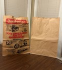 Vintage Delchamps Grocery Paper Bags Set Thanksgiving   Mardi Gras New Orleans