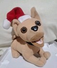 Taco Bell Christmas  Santa Chihuahua 6  Talking Plush Dog No Sound