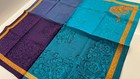 Gianni Versace Vintage Leopard Jacquard Cotton Handkerchief Scarf 49x49cm