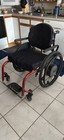 Tilite Red Wheelchair With Power Assist Wheels  Used But Still Moves Great 