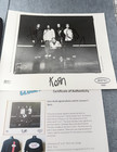 Korn Signed 1999 Family Values Promo Photo   Xl Shirt Jonathan Davis Head Silver
