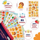 Scratch And Sniff Stickers For Kid  Smelly Stickers 85 Sheets 17 Scents  1600  S