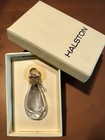 Vintage 1970s Halston Elsa Peretti Teardrop Perfume Necklace With Original Box