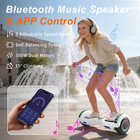 Commugo Hoverboard Electric Self Balancing Hoverboard For Kids With 5 Mph Ul2272