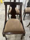 Antique Biedermeier Set Of Six Walnut Dining Chairs