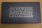 2018 Australia High Relief 3 Coin Silver Proof Set Kangaroo Koala Kookabura
