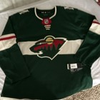 Nwt Minnesota Wild Nhl Adidas Hockey Jersey Authentic Green Men Size 56