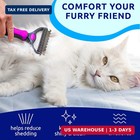 Pat Your Pet Deshedding Dog Brush For Shedding - Cat Brushes For Indoor Cats  Do