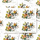 2018 Us Love Flourishes 100pc - 5 Sheets 20 sheet Scott 5255 Mint