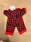 Build A Bear  Buffalo Checked Red And Black Sleeper   New
