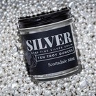 10 Oz Silver Shot  9999 Fine Silver In Jar For Casting Or Pouring  a636