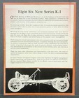 1921 Elgin Series K 1 Sales Folder