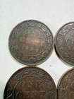 Lot Of 8 Canadian Large Cents-1894 1896 1898h 1900 1902 1903 1904 1918