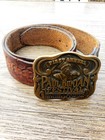 First Annual Paul Bunyan Festival 1983 Belt Buckle Minnesota Mn Minn