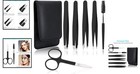 Luxury 6 1 Tweezers Kit With Eyebrow Scissors - Perfect For Grooming   Travel