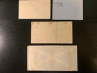 Worldwide Old Cover  Registered  Censored  Fdc Collection  Lot Of 4