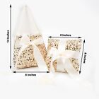 Velvet Ivory Champagne Sequin Flower Girl Basket And Ring Bearer Pillow Wedding