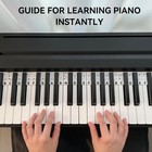 Removable Piano Keyboard Note Labels  88-key Silicone  Reusable With Box  black 