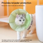Adjustable Soft Cat Cone Recovery Collar - Waterproof E-collar After Surgery