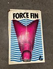 Force Fin Black Scuba Diving Fins Pair Made In Usa Adjustable Straps