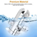 3-way Abs Bathroom Shower Head Diverter Valve Sprayer Arm Mount Water Separator