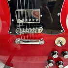 Us Warehouse Clearance Sale Custom Sg Red Electric Guitar Lightning Fretboard