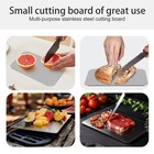 Titanium Cutting Board Double-sided Titanium Cutting Boards For Kitchen Camping