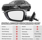 Left Driver Side Mirror Compatible With Honda Accord 2018 2019 2020 2021 Mirrors