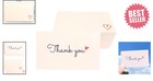 100 Pack Thank You Cards With Gold Heart Design For All Occassions  3 5x2 Inch