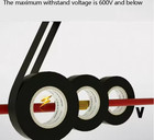 2pc Electrical Tape Pvc Wear-resistant Flame Retardant Lead-free Insulating Tape