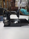 Singer Featherweight 221 Sewing Bundle - Case Pedal Manual Buttonholer  tested