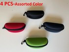Sunglasses Eyeglasses Hard Case  Colors Clam Shell Zipper With Hook