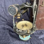 W    L e  Gurley Vintage Antique Brass Surveyors Transit W box