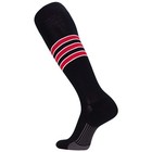 Twin City Dugout Series Socks Black   White   Scarlet Md