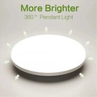 Ultra-thin Round Led Ceiling Lamp Waterproof Flush Mount Fixture 6500k Daylight