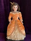 Rare Antique German 16    Early Kestner 9 Closed Mouth Swivel Neck Bisque Doll