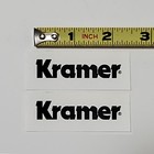 Kramer Waterslide Guitar Neck Headstock Decals  set Of 2 