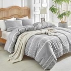 Duvet Cover Queen Size  Grey Breathable Forter Cover Queen Size