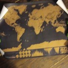 Scratch-off World Map Travel Poster - Beautiful   Informative Scratch Map