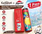 Genshin Impact X Pizza Hut Collaboration Limited Edition Mouse Pad