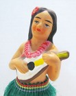 Hula Girl Playing Ukulele Aloha 50 s 60 s Compo Bobbing Bobble Nodder Made Japan