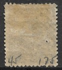 British Guiana Scott  45  Sg  45 Vf Centering Used Perf 12 5 Issued 1866 