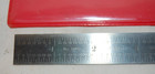 Starrett No c604r-6 Inch Rigid Tempered   Steel Pocket  Rule