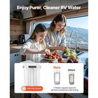 Rv Water Filter System 2-cartridge Water Filtration For Campers Rvs Boats
