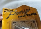 Vintage Nichols Pony Gun   Holster Durable Metal Red Cap Pistol Damaged Package 